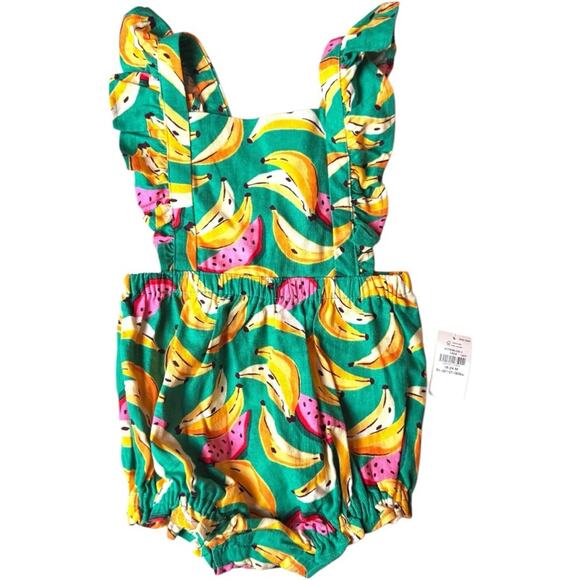 Old Navy Summer Seasonal Toddler Beach Tropical Printed Romper Sz 18-24 M NWT - Picture 2 of 12